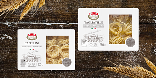 New packaging for AIDA pasta: capellini and tagliatelle!