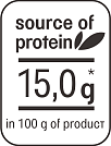 Source of protein 15 г